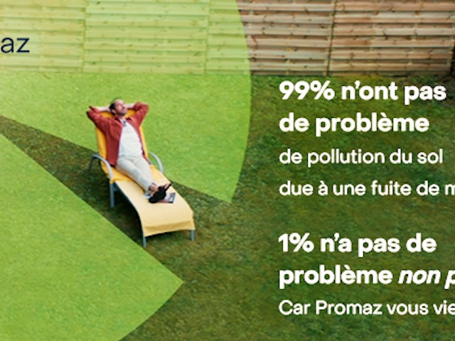 Une fuite à votre réservoir de mazout pollue votre sol ? Pas de problème, Promaz vous vient en aide!
