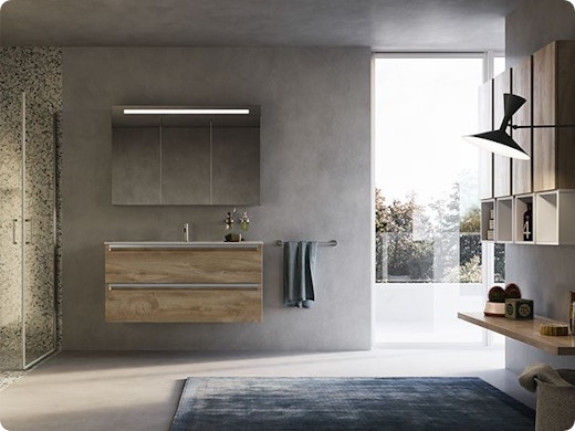 Leo by Inda : design italien en deux finitions bois