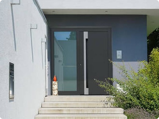 Portes d'entrée en aluminium