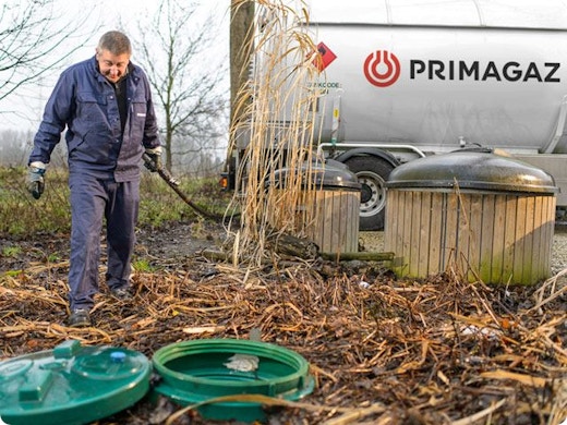 Overschakelen van stookolie naar propaan