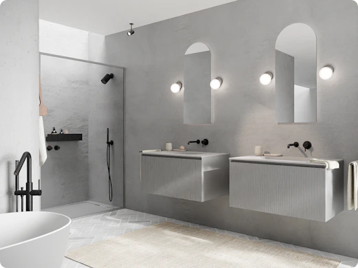 Les 4 tendances du moment pour la salle de bains