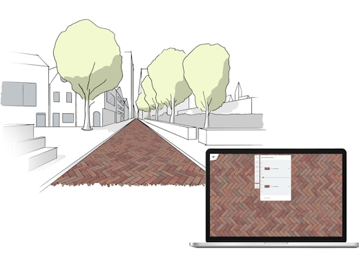 Breng je ontwerp tot leven en visualiseer je project met de textuurgenerator van Vandersanden