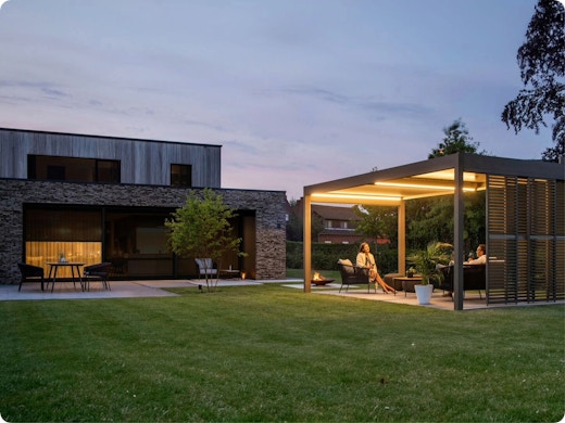 Action Batibouw sur les stores et pergolas