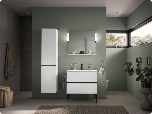 Sivida van Duravit biedt functionele wastafels, opzetwastafels en consoles met een kleurrijke twist