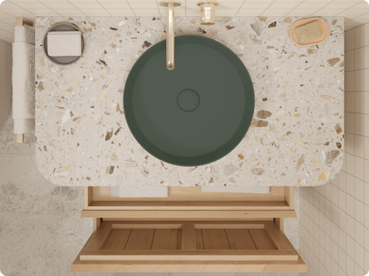 Badkamertrend 2024: groen in de spotlight