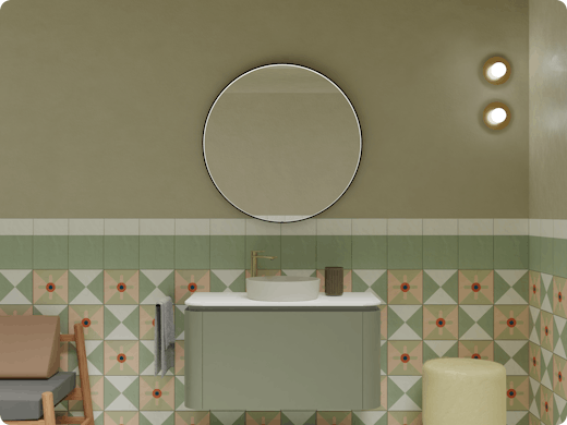 Badkamertrends 2024: kleurexplosie