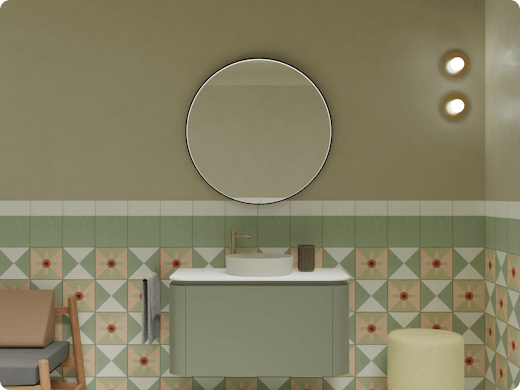 Badkamertrends 2024: kleurexplosie