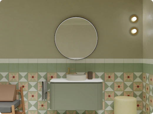 Les tendances salles de bains 2024 : une explosion de couleurs