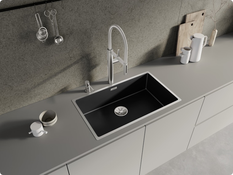 Til je keuken naar een hoger niveau met de Dark Steel collectie van BLANCO