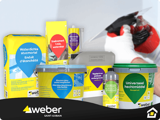 Van waterdichting tot egalisatie: ontdek Weber Beamix