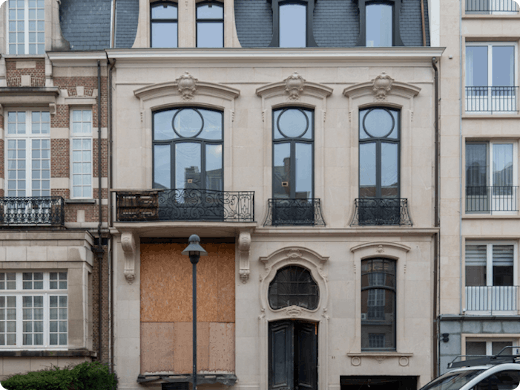 Totale renovatie van eclectisch barok herenhuis met slimme ventilatie