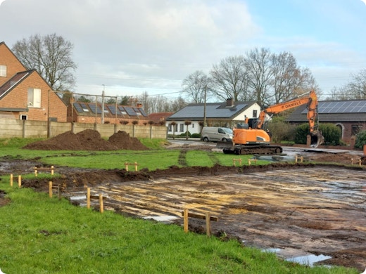 De ruwbouwfase van een Concrete House woning: snel, efficiënt en duurzaam