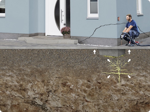 Découvrez comment URETEK protège votre habitation contre l'affaissement des fondations