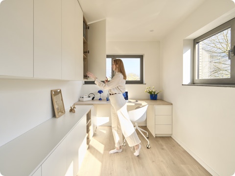 Je thuiswerkplek slim organiseren? Dat doe je met een bureaukast op maat!