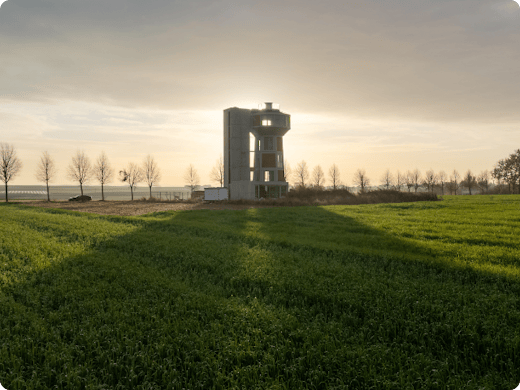 Van historisch baken tot duurzame B&B: ventilatie-installatie in de watertoren van Riemst
