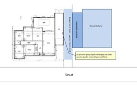 Garage bijbouwen tot perceelsgrens (zonder verkavelingsvoorschriften)?