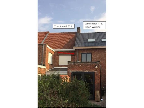 Valt na-isolatie gevel onder ladderrecht?