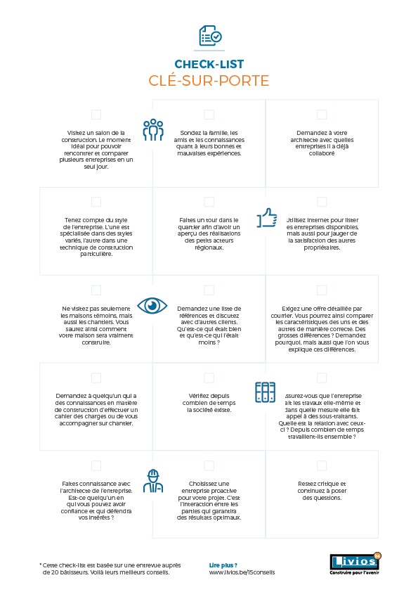 Liste de contrôle SOD FR