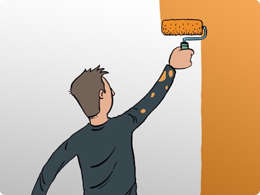 Peindre un mur intérieur