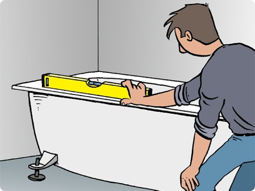 Ligbad installeren