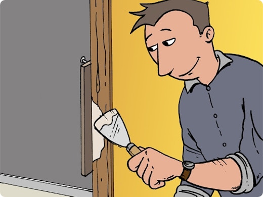 Réparer le bois pourri