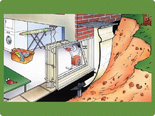 Eclairage et aération de la cave