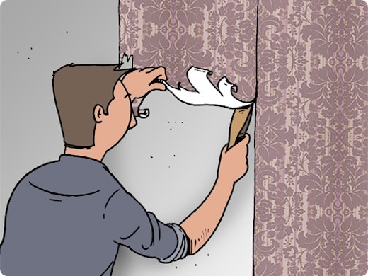 Poser un papier peint en fibres de verre