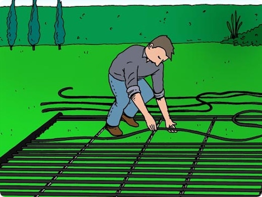 Zonnecollector voor zwembadverwarming installeren