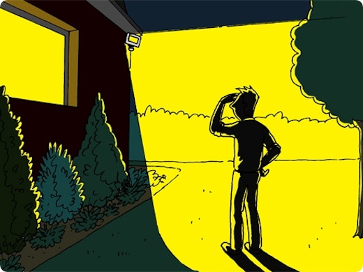 BRICOLAGE : Installer une lampe extérieure avec un détecteur de mouvements