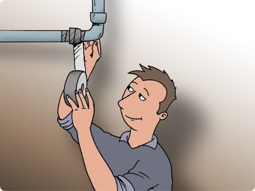 Juiste tape gebruiken