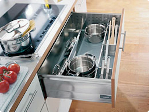 Choisissez entre ces types d'armoires de cuisine et de tiroirs