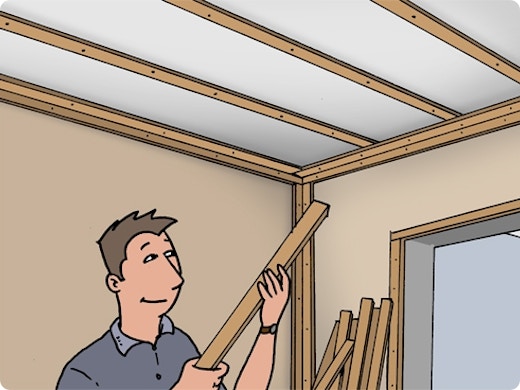 Placer un lambris au mur et au plafond