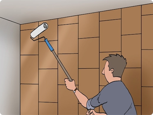 Wand bekleden met kurktegels