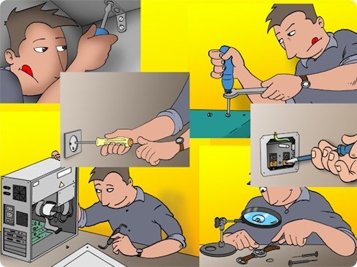 Juiste schroevendraaier gebruiken