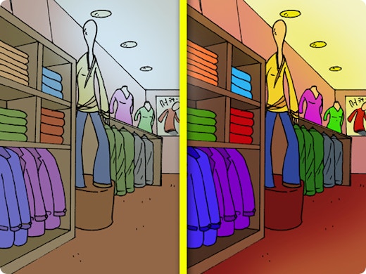 Kleurcodes verlichting