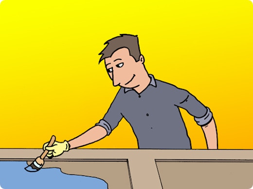 Peindre une porte intérieure