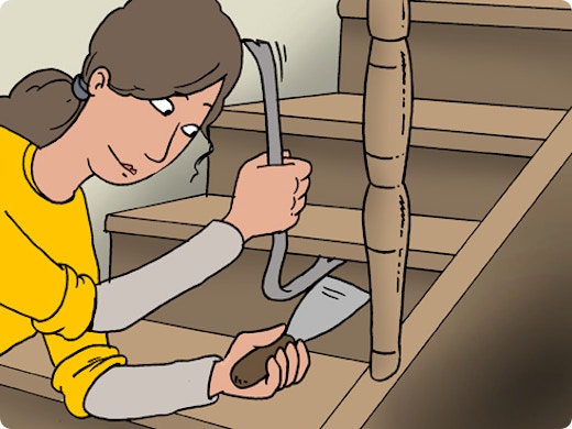 Réparer un escalier qui craque