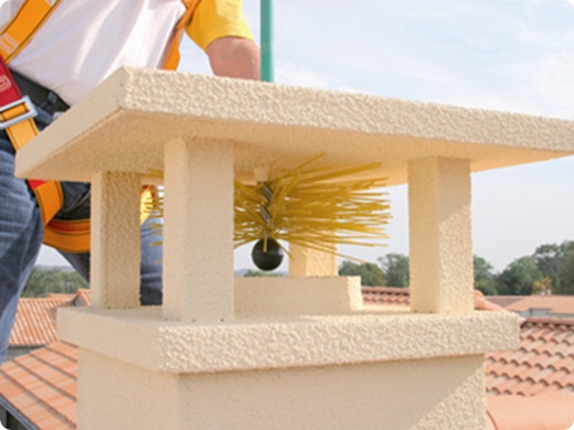 Klus: schoorsteen vegen