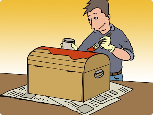 Fabriquer un coffre en bois