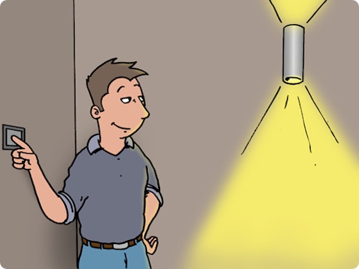 Placer une applique murale