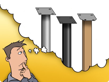 10723 Créer une table avec des pieds de table ready-made