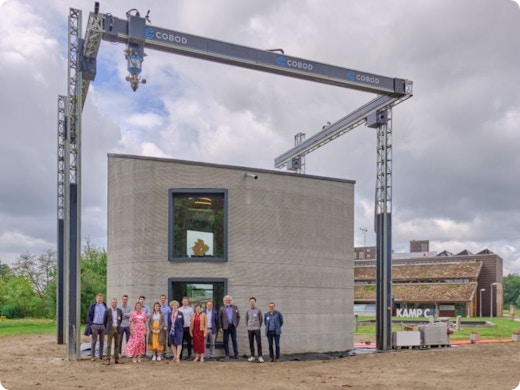 Kamp C imprime une maison complète en une seule pièce