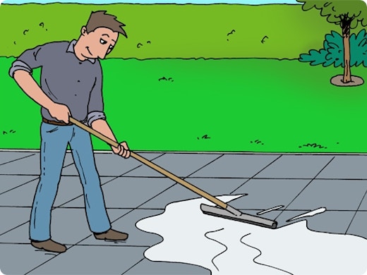 Comment placer des pierres naturelles dans un lit de mortier ?