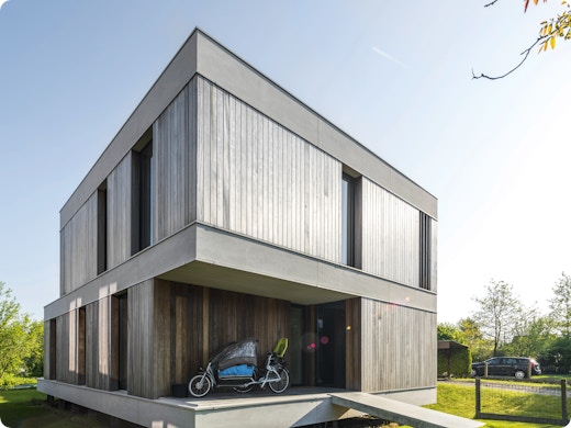 In beeld: energiezuinig huis op palen