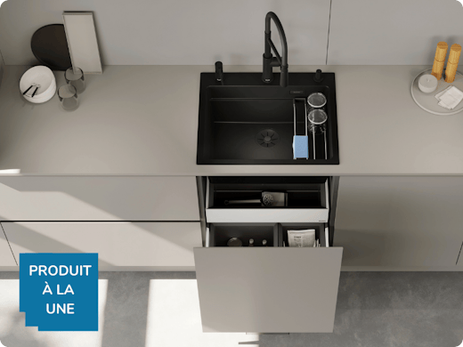 Coordonnez votre évier, mitigeur et système de tri des déchets avec BLANCO UNIT