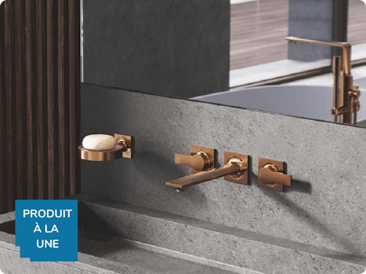 Brushed warm sunset : une tonalité cuivrée pour robinets