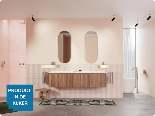 Gouden accenten in je badkamer met deze nieuwe kleur van X²O Badkamers