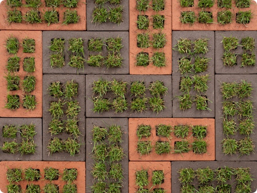 Nouveau pavé vert pour votre allée ou sentier de jardin