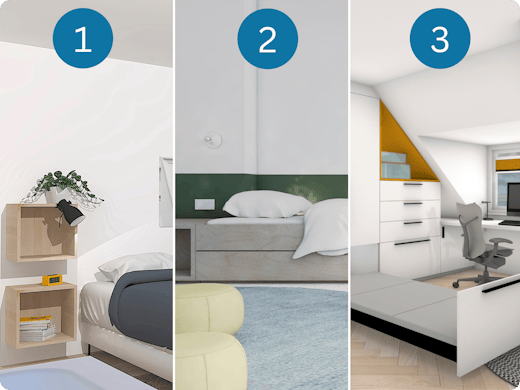 3 nouveaux plans pour un chambre d'ado