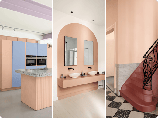 Voici comment combiner la couleur tendance de la peinture 2025